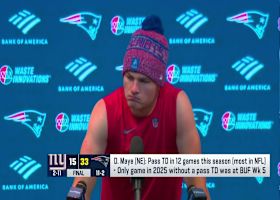 Drake Maye on his role in Patriots offense: ‘Trying to be the face and the conductor’