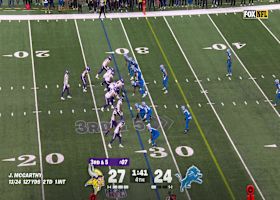 Can't-Miss Play: Burkhardt can't believe McCarthy's back-shoulder dime to Nailor vs. Lions