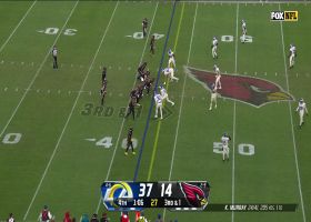 Murray's pass placement is perfect on 26-yard loft to Elijah Higgins