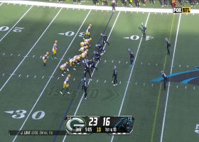 Packers' catch-fumble-recovery play ends in a 38-yard gain