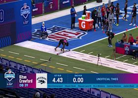 Kitan Crawford runs official 4.41-second 40-yard dash at 2025 combine