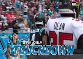 Bryce Young's 22-yard TD loft to Tetairoa McMillan gives Panthers a 13-10 lead