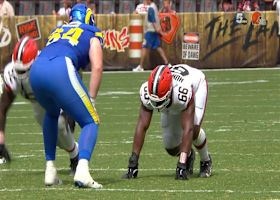 Adin Huntington lowers the BOOM on Dresser Winn for insanely powerful sack