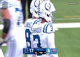 Spencer Shrader closes out first half with 36-yard FG