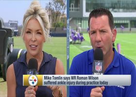 Rapoport: Steelers WR Roman Wilson was 'considerable pain' after ankle injury Tuesday | 'Inside Training Camp Live'