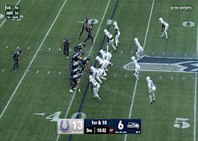 AJ Barner rumbles forward for 15 yards