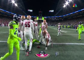 McCaffrey bulldozes his way into end zone to extend 49ers' lead to 11