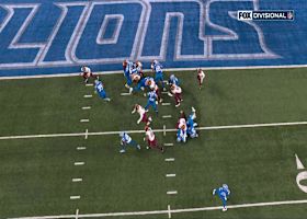 Jahmyr Gibbs' TD run opens scoring in Commanders-Lions duel in NFC Divisional Round