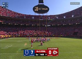 Harrison Butker chips in a 28-yard FG to get Chiefs on the board vs. Colts