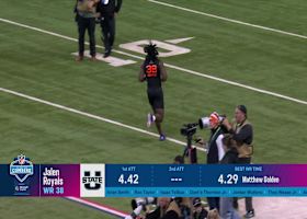 Jalen Royals runs official 4.42-second 40-yard dash at 2025 combine