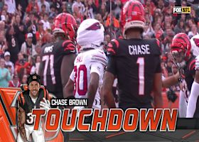 Chase Brown's 6-yard rumbling TD run boosts Bengals' lead to 29-7