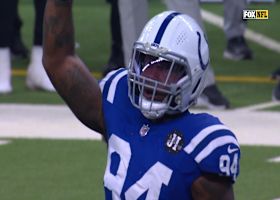 Tyquan Lewis dumps Geno Smith in red zone for DE's third sack of '25