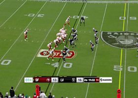 Ex-Raider Carter Bradley dissects Las Vegas' defense on 25-yard strike to Robbie Chosen