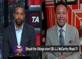 Ross on Vikings' QB1 spot: J.J. McCarthy can't get better sitting on the bench | 'NFL Total Access'