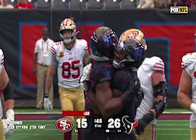Hunter and Anderson Jr. deliver a combo sack happy meal to Jones for a 10-yard loss