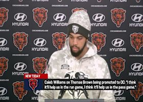 Caleb Williams and DJ Moore comment on Thomas Brown being promoted to OC