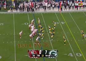 Brandon Allen's first pass goes to George Kittle for 9 yards