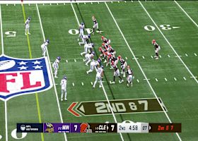 Tyrion Ingram-Dawkins' first NFL sack comes against Dillon Gabriel in London