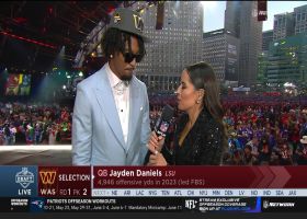 Jayden Daniels reacts to being No. 2 overall pick
