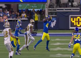 Jordan Fuller picks off Carr for 21-yard INT in third quarter