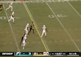 Rodgers pinpoints Pat Freiermuth for 22-yard catch and run