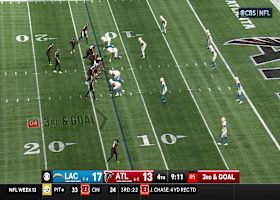 Kirk Cousins' third INT of the day enters Marcus Maye's grasp in end zone