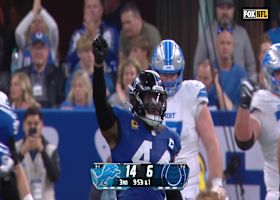 Colts' defense blast Montgomery in backfield for a fourth down STOP