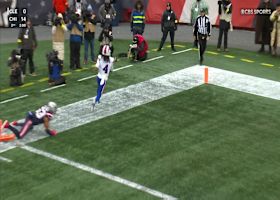 Josh Allen's TD loft to James Cook trims Pats' lead to 21-6