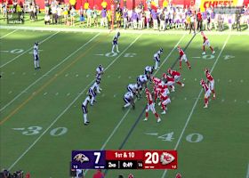 Tavius Robinson sacks Mahomes for a 6-yard loss