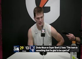 Emotional Drake Maye and HC Vrabel discuss their gratitude for their team after Super Bowl LX loss