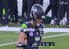 Jason Myers' 33-yard FG collects first points of Super Bowl LX
