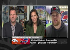 Spencer Brown joins 'The Insiders' to chat about wild card matchup vs. Broncos