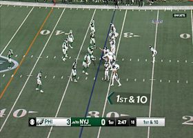 Cook steps up in pocket to find Smith for 21-yard strike