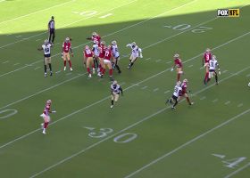 Dobbs quickly burns Saints’ blitz with swing pass to Breida for 21 yards