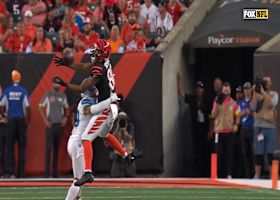 Andrei Iosivas Mosses a Lion to snag Browning's 30-yard loft