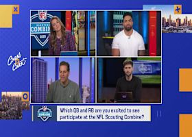 Which QB, RB are you excited to see at 2025 NFL Scouting Combine? | 'GMFB'