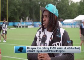 Jaycee Horn talks to Rapoport about how he's approaching Year 4 with Panthers | 'Inside Training Camp Live'