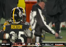 Keeanu Benton's first sack comes in crunch time for Pittsburgh