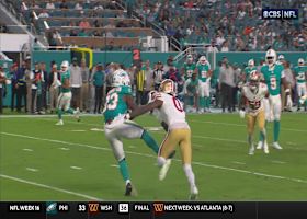 Tagovailoa's tight-window pass hits Washington inside 49ers' 10-yard line