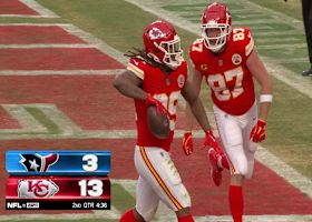 Kareem Hunt's TD run boosts Chiefs' lead to 12-3 vs. Texans in second quarter