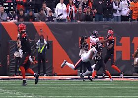 Tremaine Edmunds intercepts Joe Flacco's pass near goal line