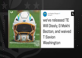 Chargers have released Will Dissly, Mekhi Becton and waived Savion Washington | 'The Insiders'