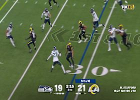 Nacua's jet sweep picks up 18 yards after WR drags two Seahawks for extra yardage