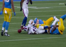AJ Finley jars ball loose from Deonte Harty on punt return for Chargers takeaway