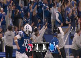 Minshew's pop-pass finds Mo Alie-Cox to tie game at 14-14