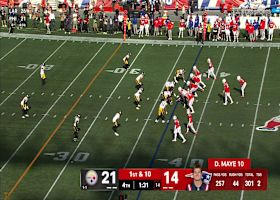 Watt's fourth-quarter sack puts Patriots behind the chains