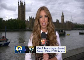 Sara Walsh delivers scouting report for Rams-Jaguars in London on Sunday | 'GMFB'