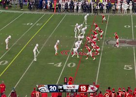 Kelce's 14-yard reception moves Chiefs deep into Broncos' territory