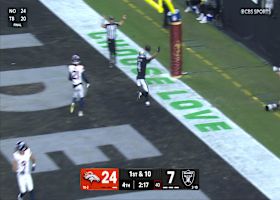 Shedrick Jackson becomes the first Raider under age 24 to score a TD in 2025 season
