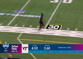Da'Quan Felton runs official 4.50-second 40-yard dash at 2025 combine